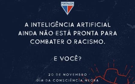 O Fortaleza lançou uma nova campanha contra o racismo (Foto: divulgação/Fortaleza EC)