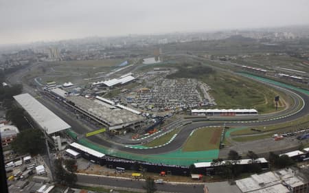Autódromo de Interlagos visto do alto (Foto: Acervo Lance!)