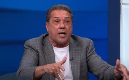 Vanderlei Luxemburgo falou sobre Filipe Luís, do Flamengo (Foto: Reprodução Band)