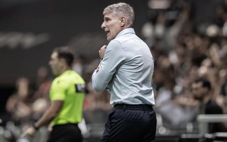 Palermo na partida entre Atlético-MG e Fortaleza, pelo Brasileirão (Foto: Luciano Brew/Agência Enquadrar/Gazeta Press)