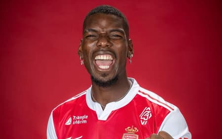 Pogba em sua apresentação no Monaco (Foto: Reprodução/ Redes Sociais)