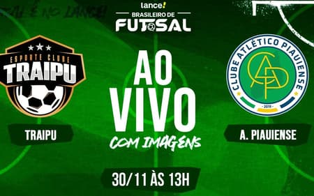 Traipu x Atlético Piauiense - Brasileirão de Futsal