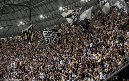 Torcida do Atlético em partida na Arena MRV (Foto: Pedro Souza / Atlético)