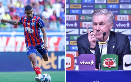 Luciano Juba é convocado pela primeira vez (Fotos: Rafael Rodrigues / EC Bahia e Saulo Angelo/TheNews2)