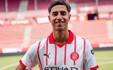 Vitor Reis, ex-Palmeiras, é destaque do Girona. (FOTO: Girona FC)