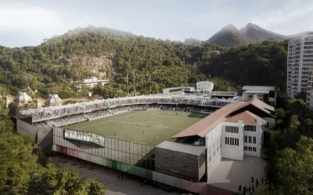 Imagem do projeto após reforma das Laranjeiras (Foto: Divulgação)