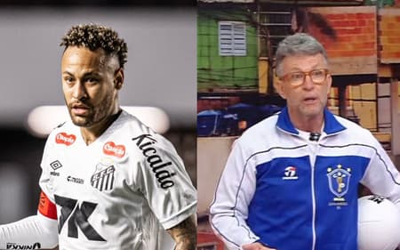Neymar e Neto (Foto: Reprodução/Divulgação)