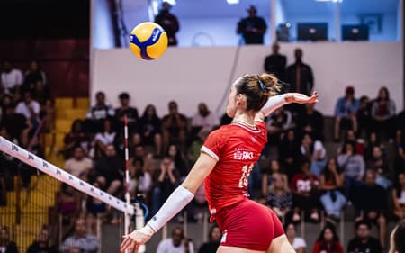 Tijuca e Osasco pela Superliga de vôlei feminino (Foto: Thiago Mendes / TTC)