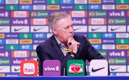 Carlo Ancelotti, técnico da Seleção Brasileira