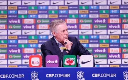 Carlo Ancelotti, técnico da Seleção Brasileira