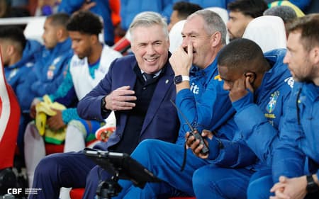 Carlo Ancelotti, técnico da Seleção Brasileira