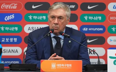 Carlo Ancelotti ficou bastante satisfeito com atuação do Brasil diante da Coreia do Sul.