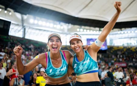 Duda e Ana Patrícia conquistaram o bronze na Alemanha