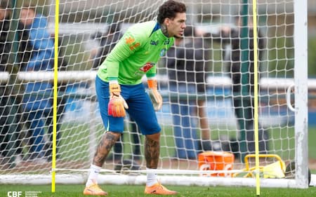 Ederson, goleiro da Seleção Brasileira