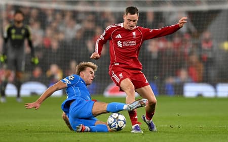 Wirtz sofreu críticas de Wayne Rooney por seu início com a camisa do Liverpool (Foto: Oli SCARFF / AFP)