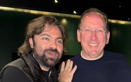 João Paulo Magalhães, presidente do Botafogo, ao lado de John Textor (Foto: Divulgação/Botafogo)