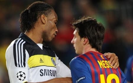 Drogba e Messi - Barcelona x Chelsea - 2012