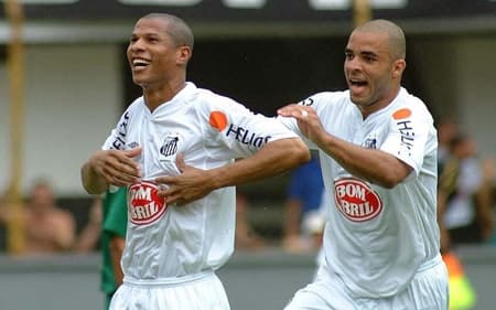 Alex no Santos em 2004