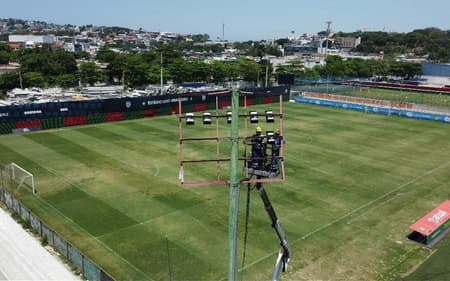 Obras no Luso Brasileiro foram concluídas (Foto: Divulgação / Portuguesa_