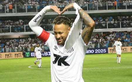 Neymar em Santos x Mirassol (Foto: Mauricio De Souza/AGIF / Gazeta Press)