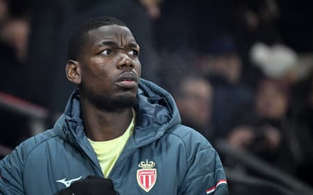 Paul Pogba em ação com a camisa do Monaco (Foto: Lou BENOIST / AFP)