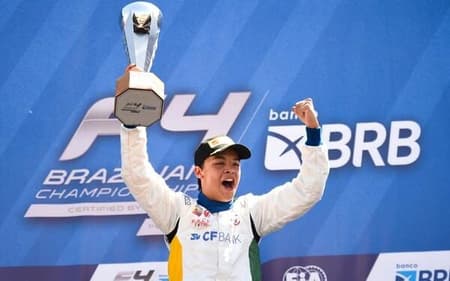 Pedro Clerot foi campeão da Fórmula 4 Brasil em 2022 (Foto: Duda Bairros/Vicar)
