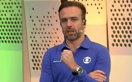 Roger Flores, comentarista da Globo (Foto: Reprodução)