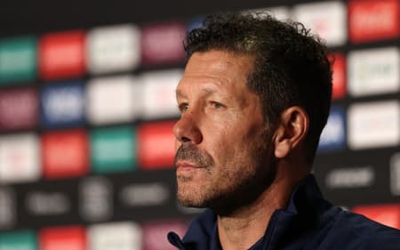 Diego Simeone falou sobre o Flamengo e Filipe Luís (Foto: Stu Forster/Getty Images/AFP)