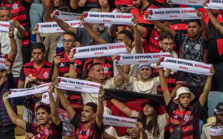 torcida flamengo partida entre Flamengo x Palmeiras