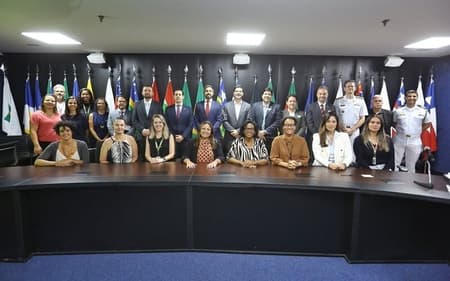 Reunião do Comitê Gestor da Copa do Mundo de Futebol Feminino de 2027. Foto: Ronaldo Caldas/MEsp