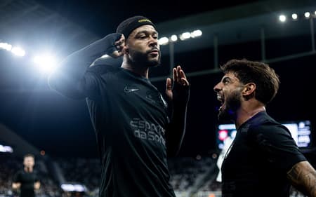 Memphis e Yuri Alberto, destaque do Corinthians (Foto: Rodrigo Coca/ Agência Corinthians)