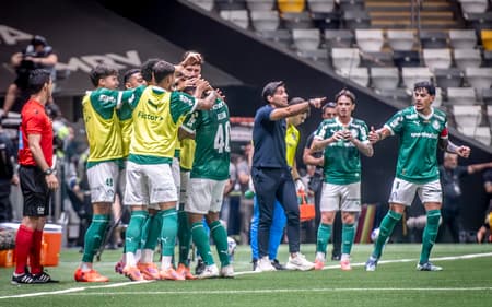 Palmeiras venceu o Galo na Arena MRV (Foto: Fillipe Alves/AgÃªncia F8/Gazeta Press)
