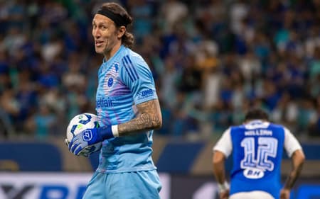 Cássio, goleiro do Cruzeiro (Foto: Fernando Moreno/AGIF/ Gazetta Press)