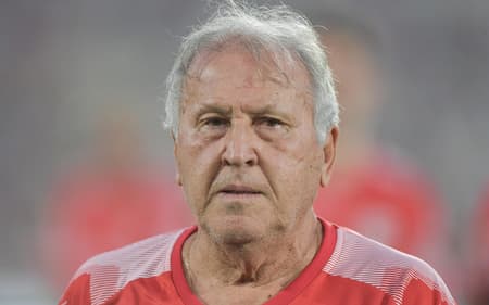 Zico, ídolo do Flamengo, no Jogo das Estrelas (Foto: Thiago Ribeiro/Agif/Gazeta Press)