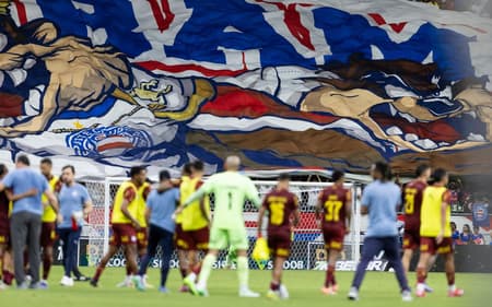 Torcida do Bahia faz a festa depois da partida contra o Vasco (Foto: Rafael Rodrigues/EC Bahia)