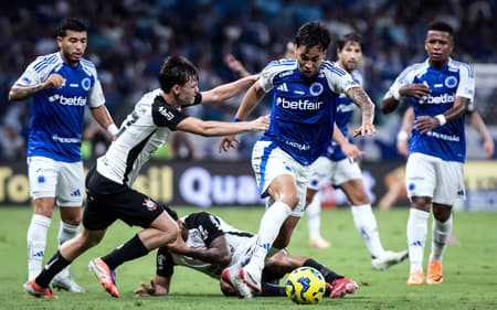 Kaio Jorge contra o Corinthians (Foto: Gustavo Aleixo/Cruzeiro)