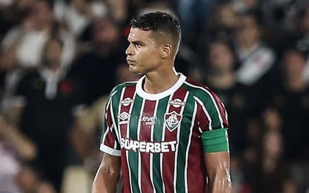 Thiago Silva em ação em Fluminense x Vasco (Foto: Lucas Merçon/ Fluminense)