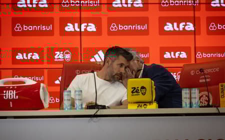 Paulo Pezzolano e Abel Braga, do Internacional