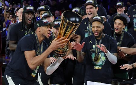 Milwaukee Bucks v Oklahoma City Thunder: Championship – Emirates NBA Cup 2024