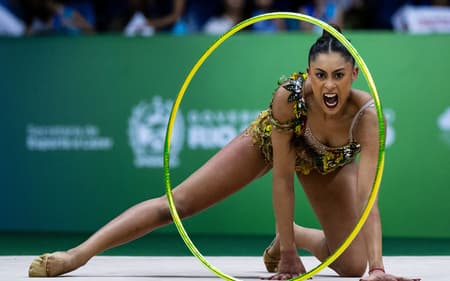 Barbara Domingos no Mundial de Ginástica Rítmica do Rio de Janeiro (Foto_ Ivan Carvalho _ CBG)