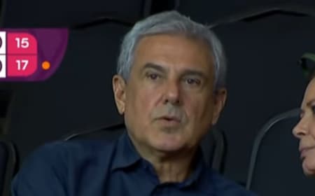 Zé Roberto no Mundial de Vôlei (Foto: cazéTV / Reprodução)