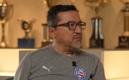 Raul Aguirre em entrevista à TV Bahêa (Foto: reprodução / TV Bahêa)