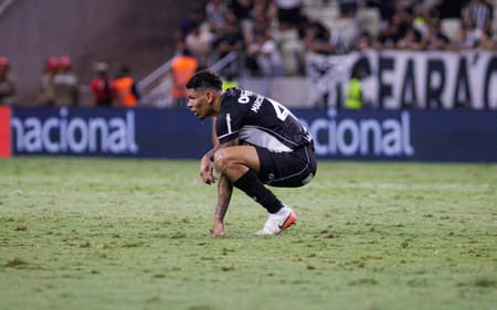 O Ceará foi rebaixado após a derrota contra o Palmeiras (Foto: Marcus Wernner/UAI Foto/Gazeta Press)