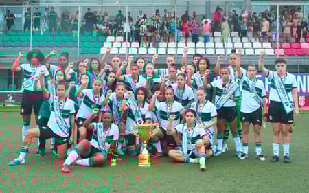 Coritiba feminino campeão título taça Paranaense
