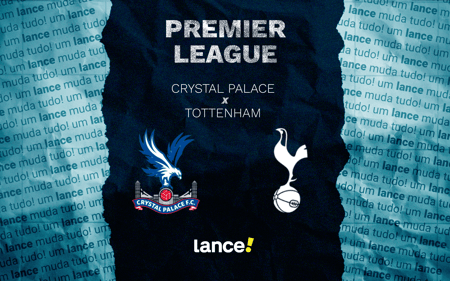 Crystal Palace x Tottenham pela Premier League (Arte: Lance!)