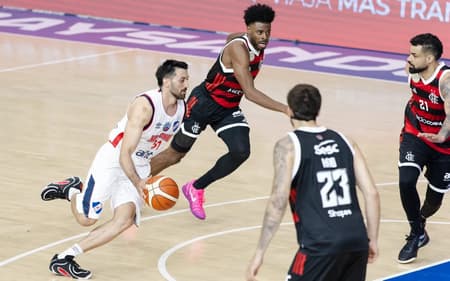 Flamengo contra Nacional na BCLA (Foto: Fiba)