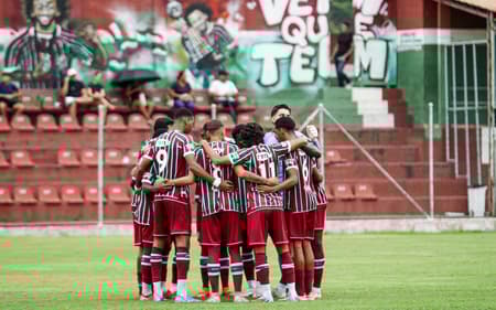 Time sub-20 do Fluminense na Copa Xerém (Foto: Leonardo Brasil/FFC)