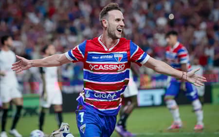 Partida entre Fortaleza e Corinthians, pelo Brasileirão (Foto: Mateus Lotif/Fortaleza EC)