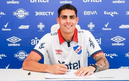 Lucas Villalba deve reforçar o Botafogo (Foto: Divulgação/Nacional-URU)