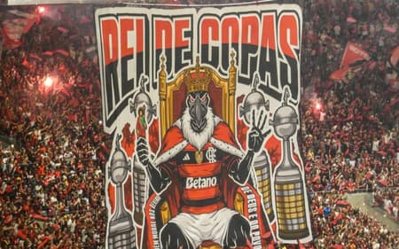 Torcida do Flamengo contra o Ceará (Foto: Lucas Bayer / Lance!)